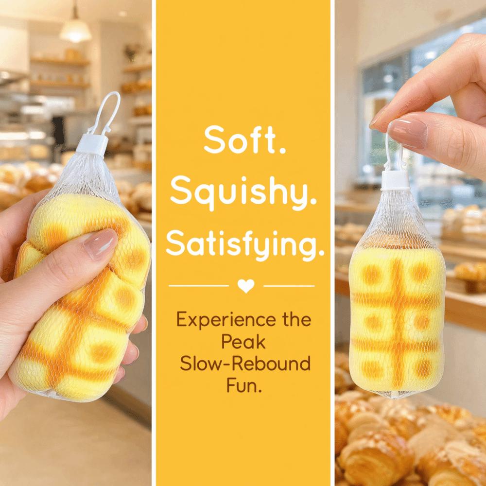 Release Hand Abdominal Muscles Bread Squeezing Toy Relax Gift Slow Rebound Vent Toy  for Adult