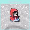 Japanese Anime Themed Alloy Brooch Creative Cartoon Girl Character Metal Badge