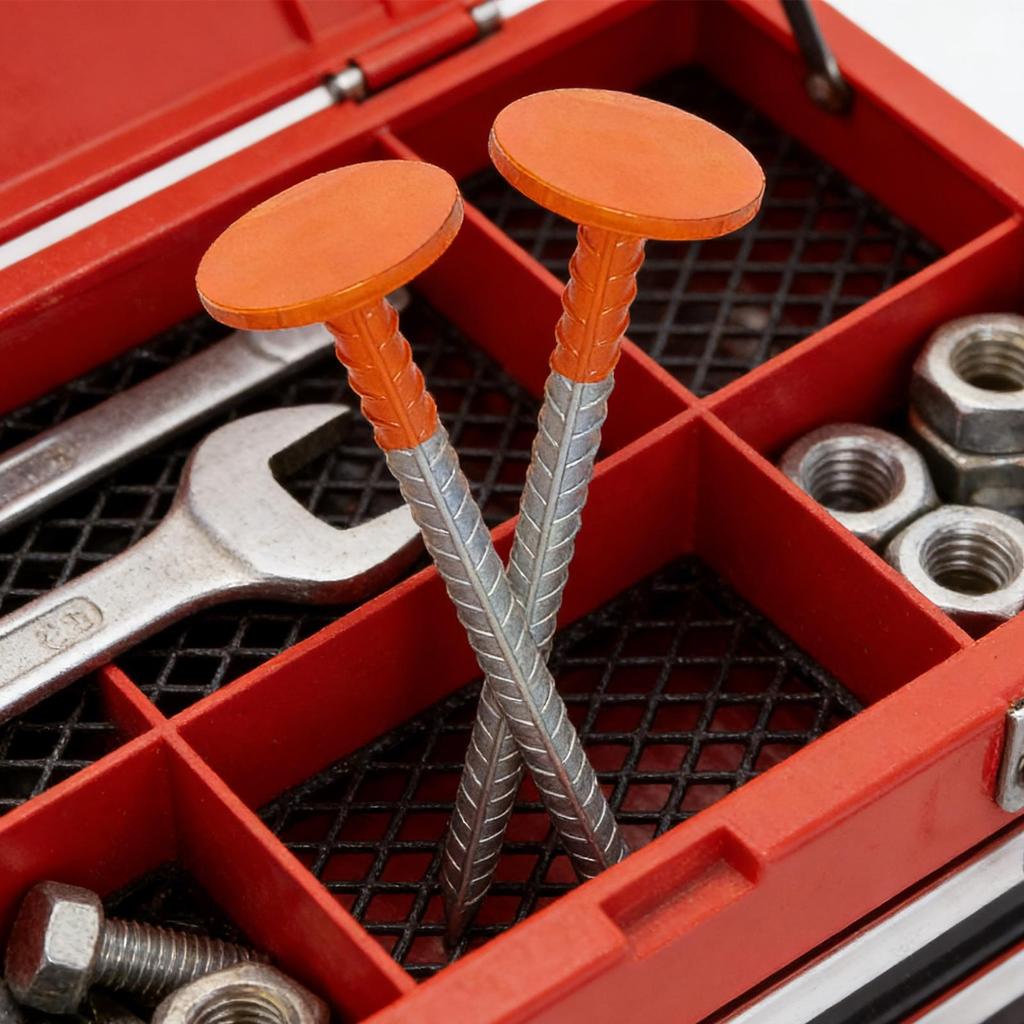 Property Markers 2-Piece Heavy Duty 12inch Bright Orange Color Driveway Markers For Garden Trail Yard Driveway Boundary Paving