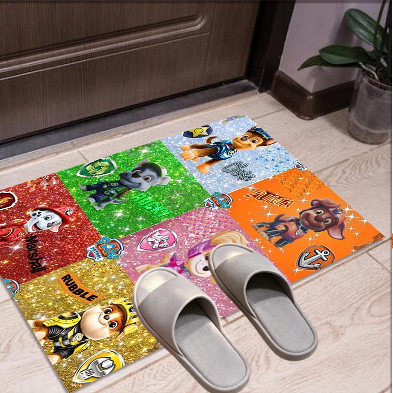 PAW Patrol Pattern Rug, Indoor/Outdoor Mat, for Picnic, Gameroom, Bedroom, Office, Living Room, Home Decor Carpet, Birthday Gift