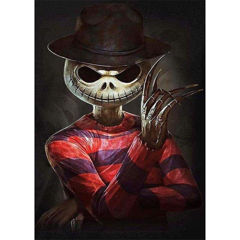 DIY Алмазная картина Хэллоуин Набор для вышивки крестом Мозаика Искусство Алмазная картина Полный круг/Квадратный алмаз Украшение дома