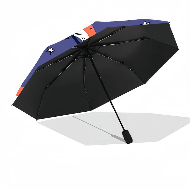 1pc Witch Dogs Automatic Folding Umbrella, 8-Rib Iron Frame, Casual Outdoor Accessory for Birthday Festival Gifts yy251128154
