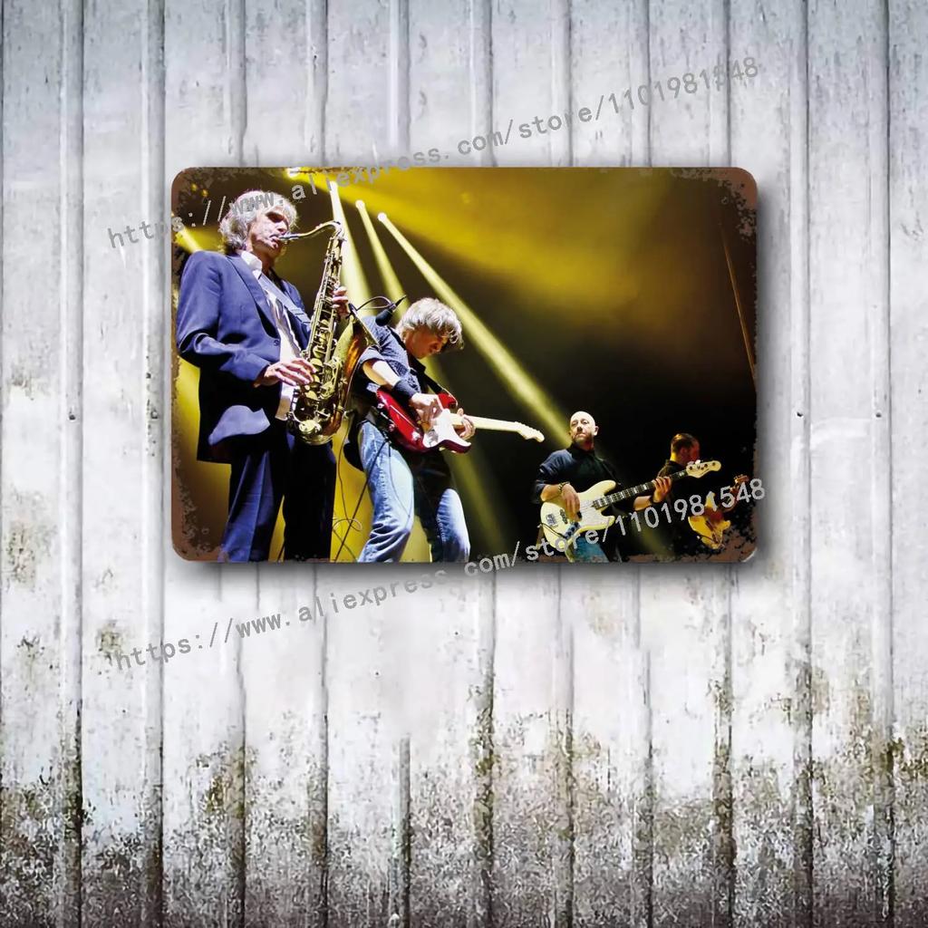 Группа Dire Straits металлический декор постер винтажная жестяная табличка металлическая табличка декоративная табличка для паба бара мужской пещеры клуба настенное украшение