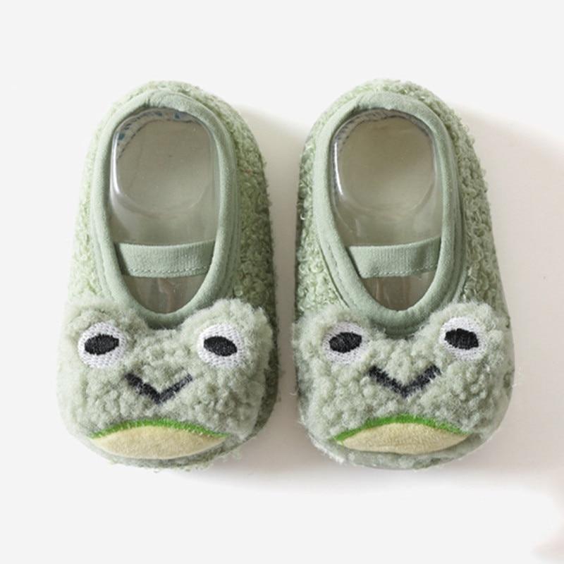 Boys Girls Winter Warm Sneakers Anti-slip Socks Baby Floor Socks First Walker Non-slip Toddler