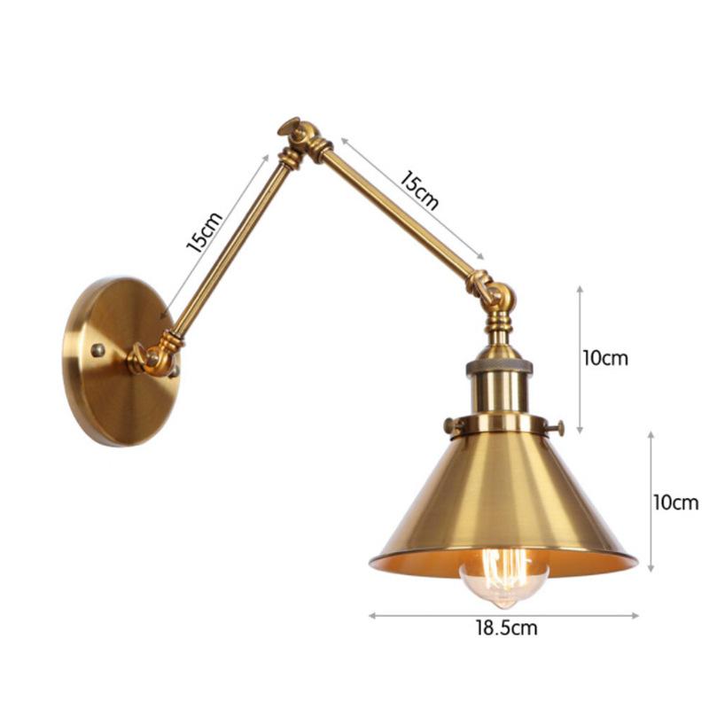 Американский Железный Арт Мульти Фестиваль НЛО Бар Ресторан Черный Индивидуальность Простая Спальня Декор Лампа для Спальни Настенный Светильник