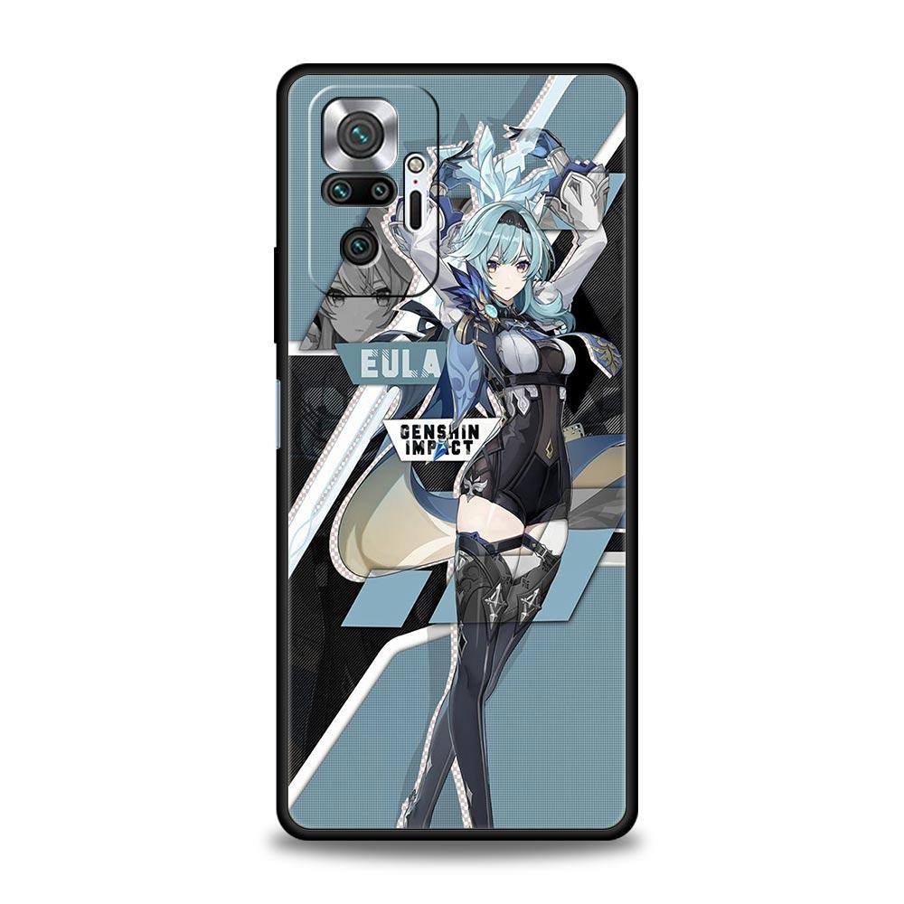 Роскошный чехол для телефона Hu Tao Genshin Impact для Xiaomi Redmi Note 12 11 10 Pro Plus 9S 9 8 7 9T 8T 9C 9A 5G K40 Gaming Soft Cover