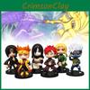 Cartoon 6pcs Naruto Character Pvc Toy Model Decoration Child Gift Christmas