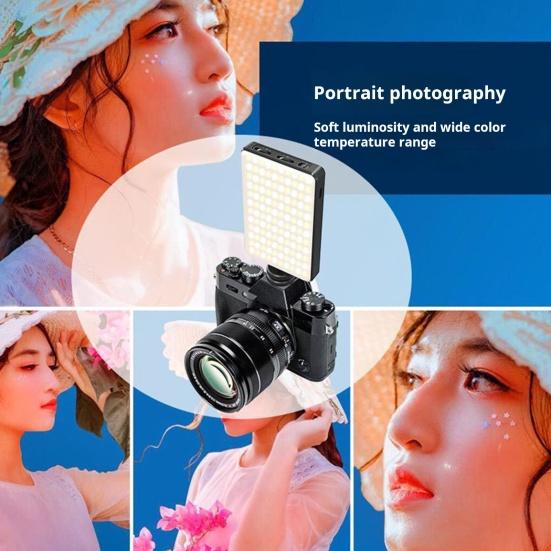 Светильник для селфи с клипсой, 3 режима, 10 уровней яркости, суперяркий, универсальный, перезаряжаемый, компактный, портативный, светодиодный, заполняющий свет