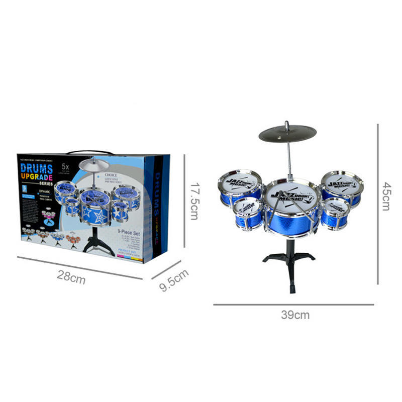 Набор ударных инструментов из АБС-пластика и алюминия для детей, игрушечный ударный инструмент S