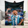 Messi 586 Blanket Comfortable Perfect for Couch Sofa Picnics Four Seasons Universal Stylish Decor Gifts For Family Or Friends