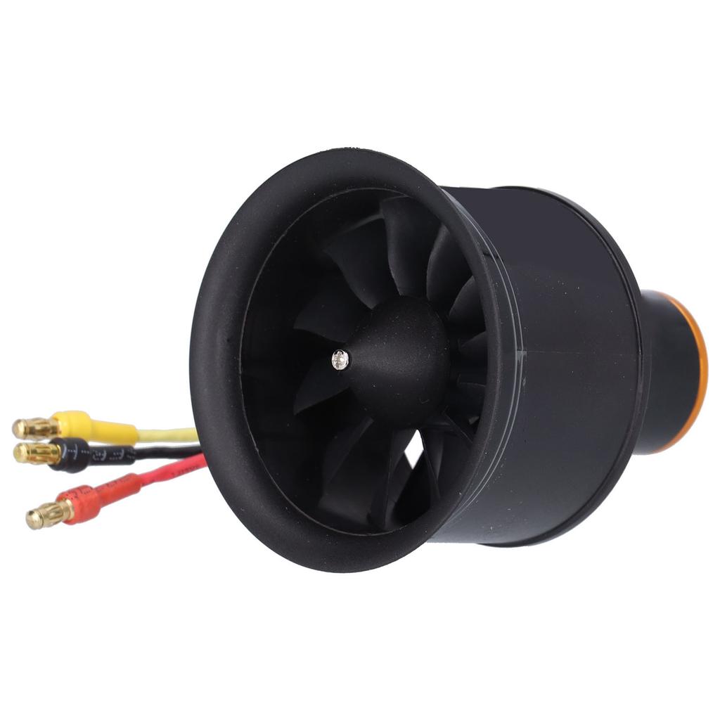 RC 50mm Electric Ducted Fan 12 Blades Ducted Fan with Brushless Motor for RC PlanesClockwise 4600KV