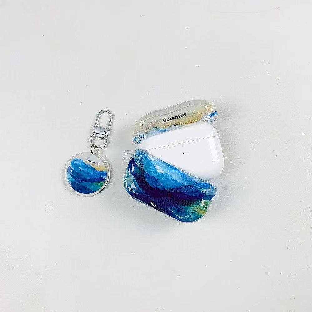Чернильная живопись для AirPods 1-го поколения 1 яблочный чехол для bluetooth-гарнитуры airpodspro1/1/1 защитный чехол