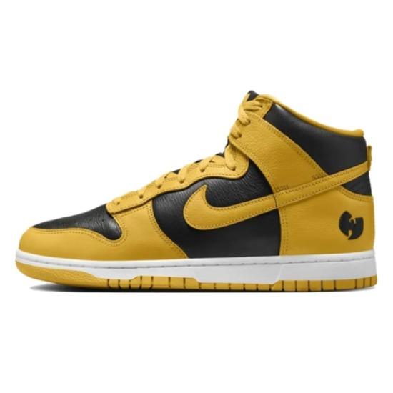 Nike Dunk High Wu-Tang Черно-желтые мужские кроссовки HJ4320-001