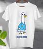 Ducktor Duck Doctor T Shirt Drawing Vintage Look Cartoon Unisex Men's Ladies Top