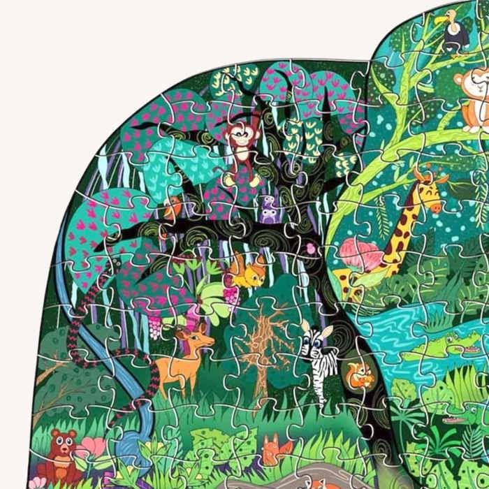 Пазл со слоном, 128 деталей, пазл с животными, детский пазл