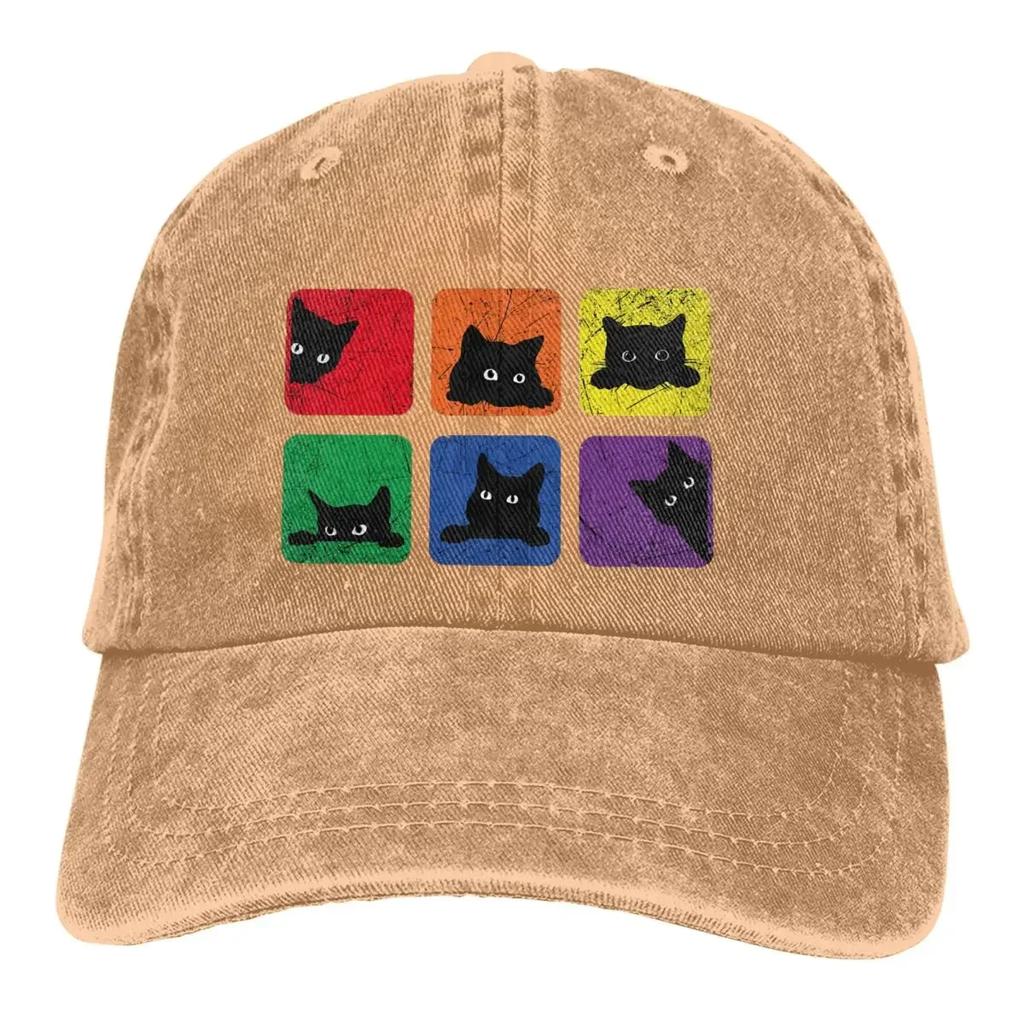 Ковбойские шляпы чистого цвета, женские шляпы для любителей кошек, бейсболки с солнцезащитным козырьком, гордость, ЛГБТ, гей-любовь, остроконечная шляпа для дальнобойщика и папы