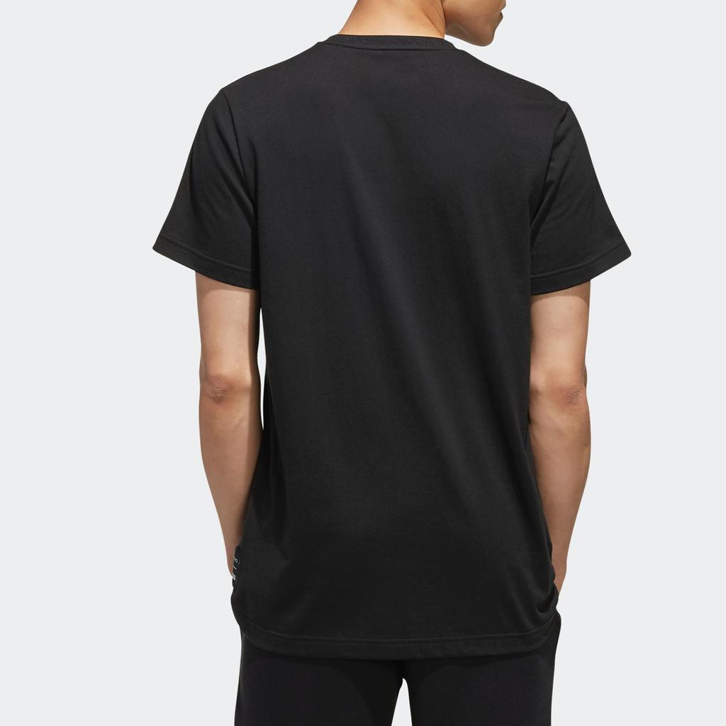 Adidas Neo Casual Sports Short Sleeve T-Shirt Men Tops Black FR7987