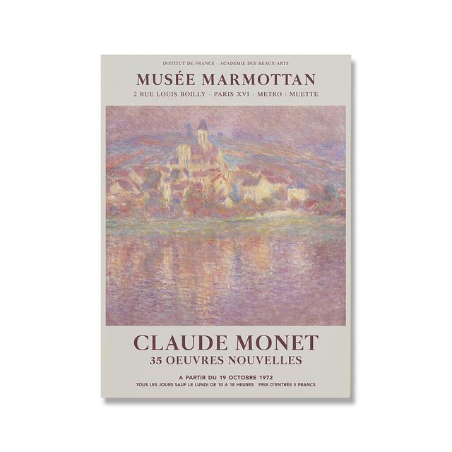 Famous Van Gogh Artist Starry Sky Oil Painting Sunflower Exhibition Poster Flower Natural Wall Art Canvas Painting Home Decor No Frame