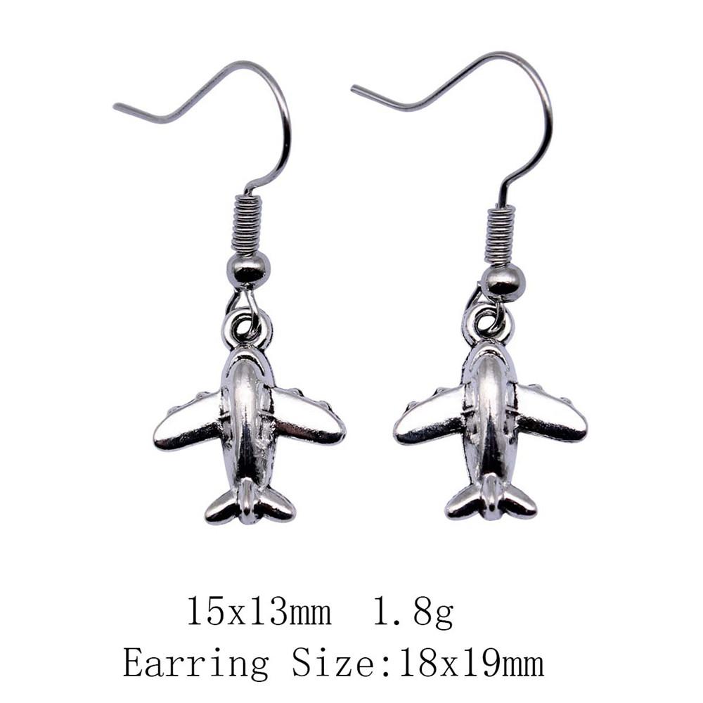 Комплект сережек на День благодарения, серьги-подвески и подвески на тему путешествий в самолете и Рождество, женские сумки, необычные серьги