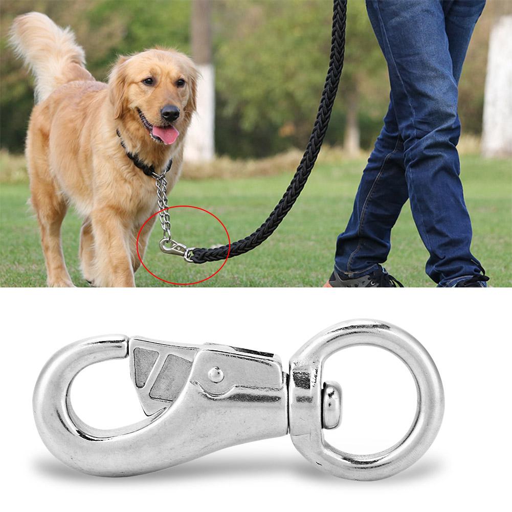 99mm 304 Stainless Steel Diving Snap Hook Swivel Snap Hook for Dog Leashes