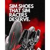 [STRASSE] STRASSE SIM Обувь для симуляторов, Гоночная обувь, Игровая обувь, Сцепление, Удобное управление педалями, Рулевой контроллер, Кокпит, Гонки,