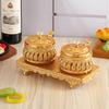 Золотая емкость для специй Металлическая полая золотая солонка Кухонный ящик для хранения Набор баночек для специй Органайзер для соли