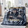 Custom Name Yellowstone Theme Printed Blanket - Perfect for Couch, Bed, Travel & Outdoor Use | Machine Washable, Cozy & Durable.