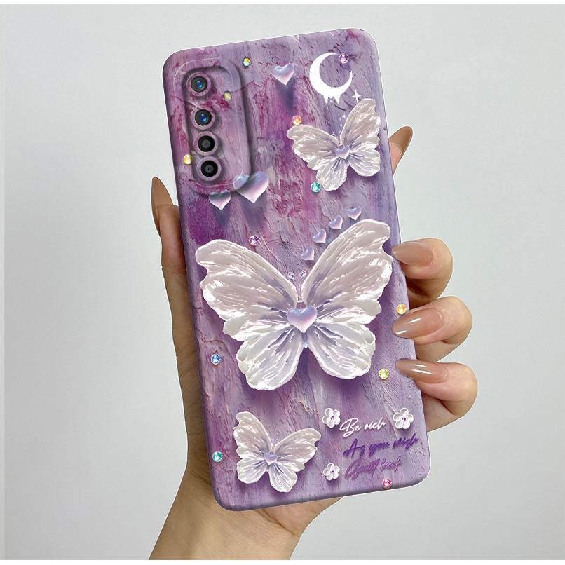 Для Realme X2 XT Чехол RMX1921 RMX1991 RMX1993 Красивые Цветы Силиконовый Мягкий ТПУ Ударопрочный Чехол для Телефона Для OPPO K5 Coque Fundas