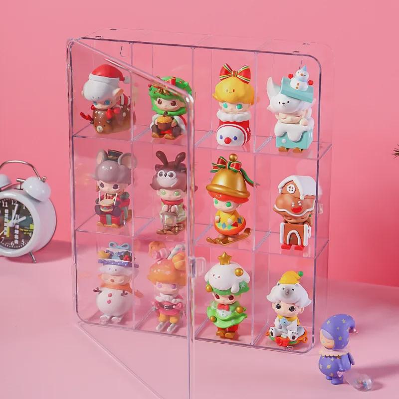 Акриловая подставка для кукол Blind Box - Прозрачный шкаф для хранения фигурок Pop Mart
