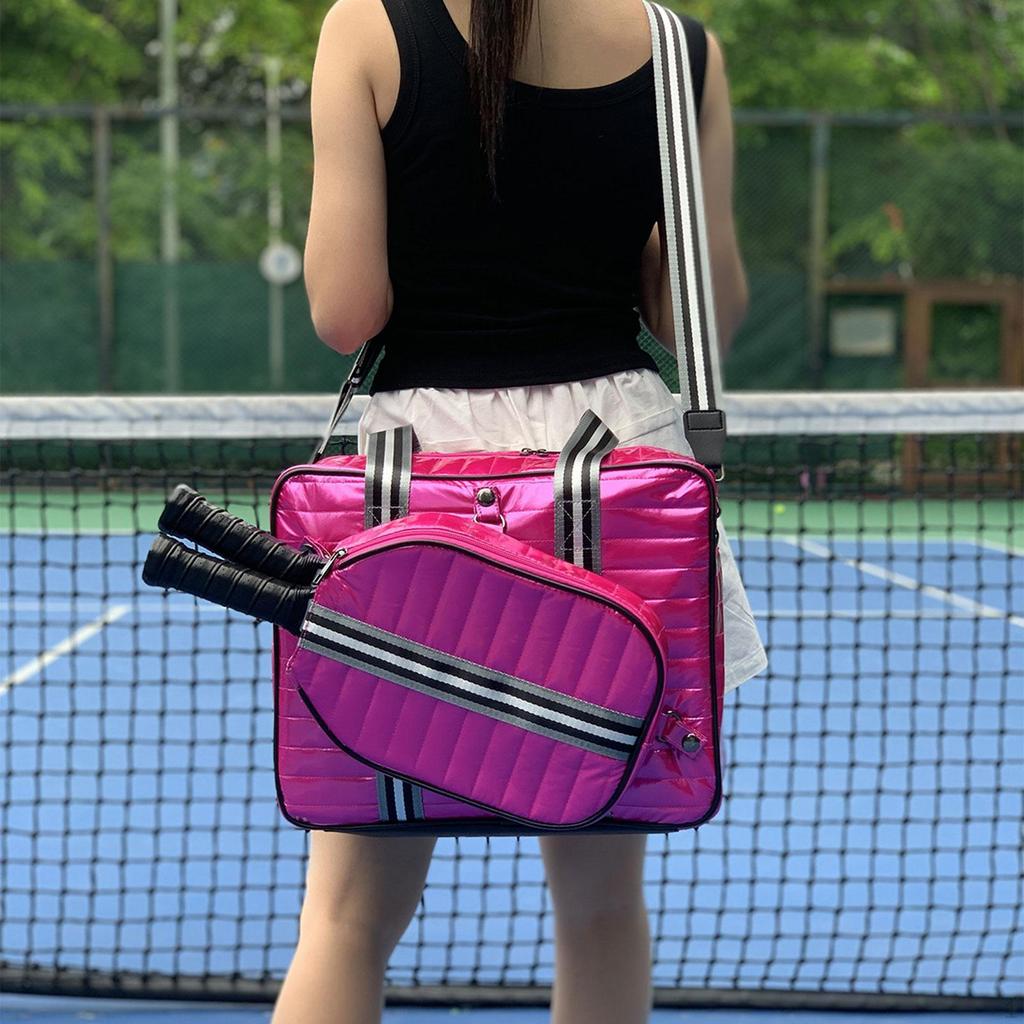 Сумка для тенниса Бадминтон с плечевым ремнем для переноски ракеток Пиклбол Хранение ракеток