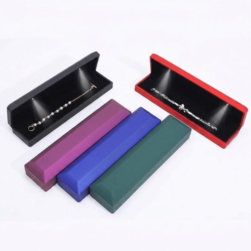 Velvet Lined Jewelry Gift Box Jewelry Display Necklace Storage Box Necklace