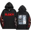 BLEACH Худи Рукия Hakka no Togame с принтами BLEACH Thousand Year Blood War Рукия Банкай Hakka no Togame Оверсайз Аниме Фан Пуловер