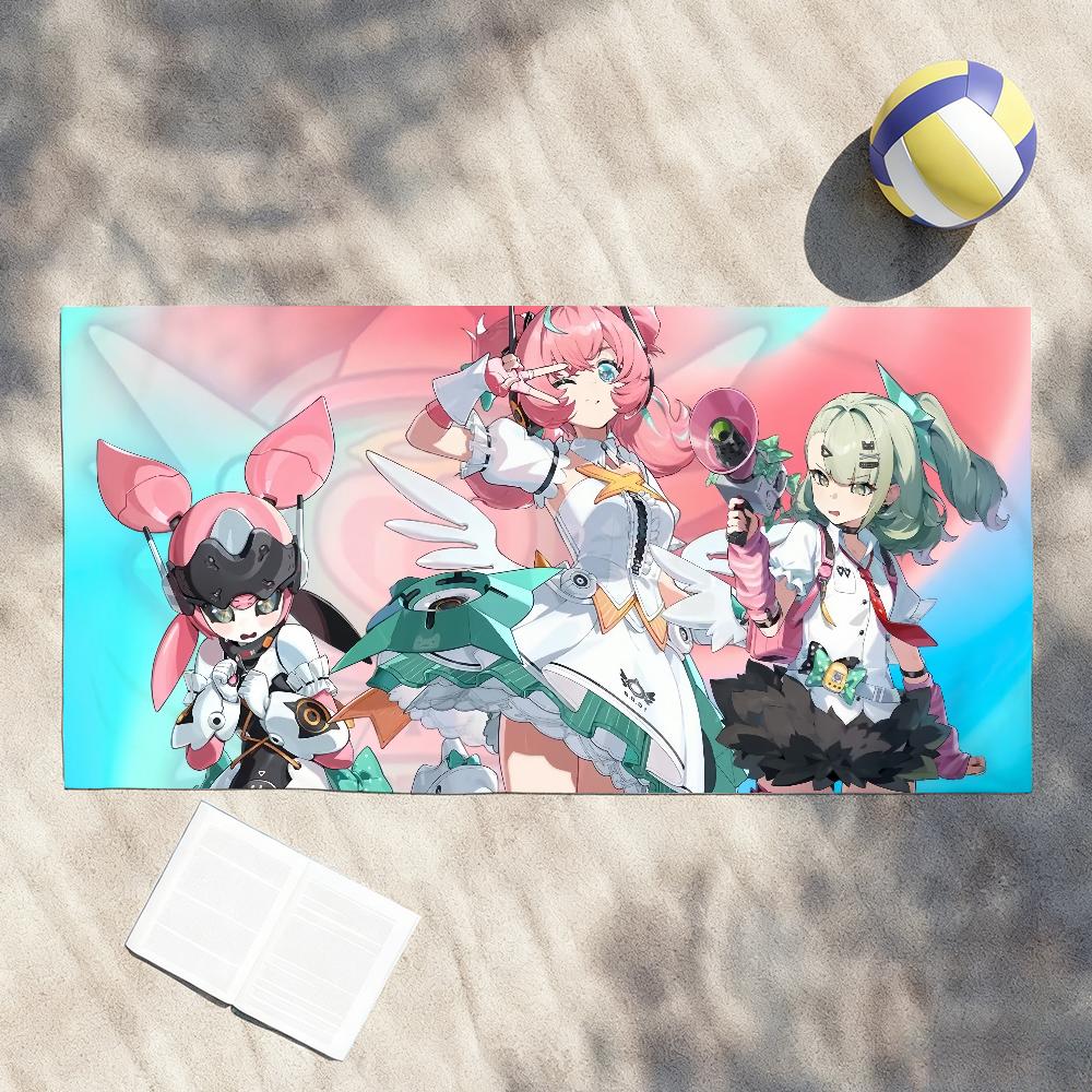 Zenless Zone Zero Aria ReDreaming Angel Towel Shower Sauna Travel Spa Quick Dry Gym Accessories Soft Large Beach Towels