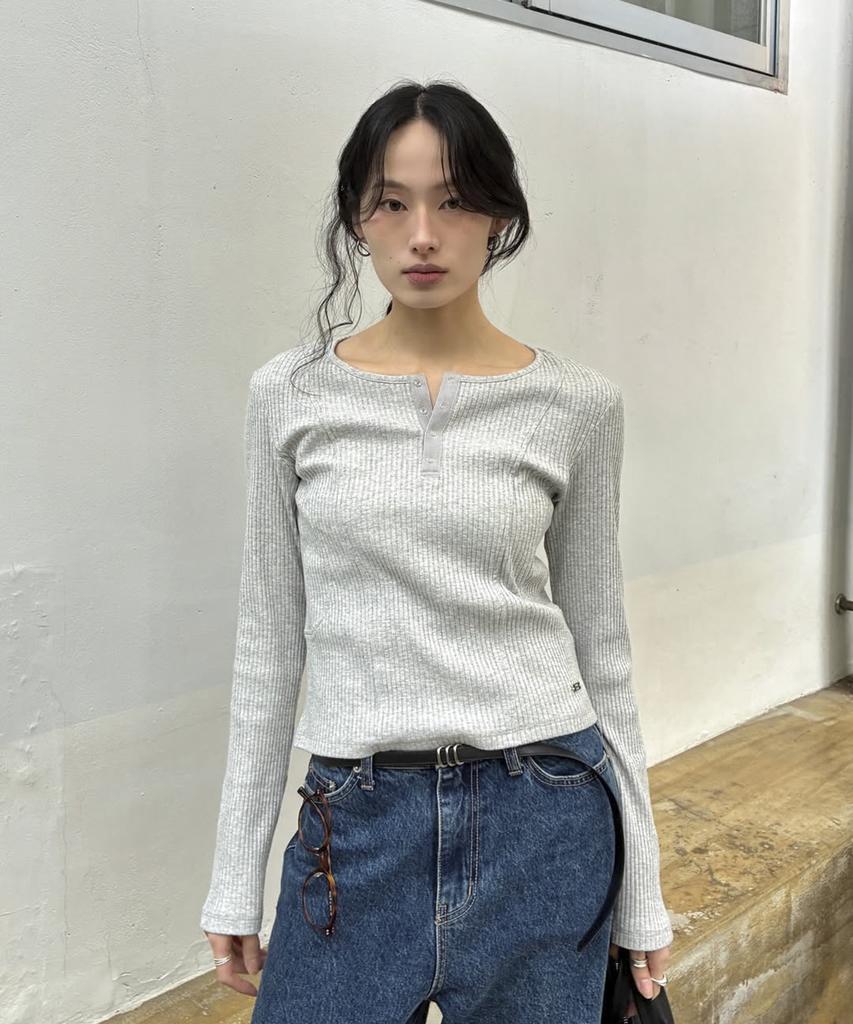 JUCYJUDY Ribbed T-Shirt Series J1St0M03