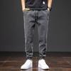 Large Size Men's Autumn Fashion Casual Stretch Cotton Denim Joggers Cargo Pants