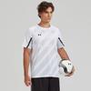 Under Armour Футболка с коротким рукавом для ежедневного фитнеса и велоспорта с простым логотипом, унисекс, белая 24500504-100