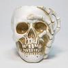 Кашпо в виде черепа, смола, кашпо в виде человеческого черепа, атмосферостойкое, готическое кашпо для посадки суккулентов, для использования в помещении и на улице