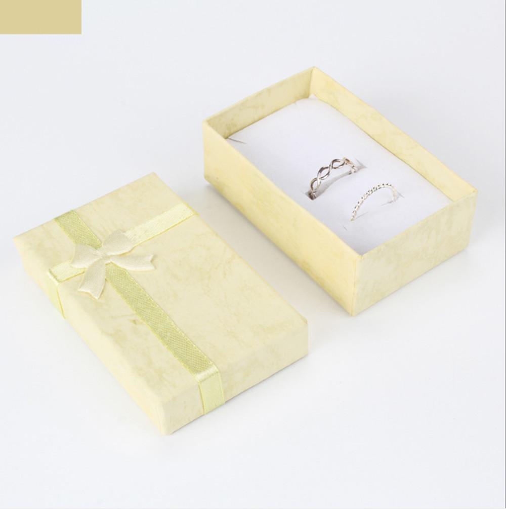 Подарочные коробки для ювелирных изделий с деталями, кольца, серьги, витрина для ювелирных изделий, подарочная коробка с бантом, квадратный футляр