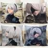 ПОПУЛЯРНАЯ Подушка-чехол N-Nnier Automata Версия 1.1 Удобная двусторонняя наволочка Идеально для автомобиля, дивана, спальни и не только