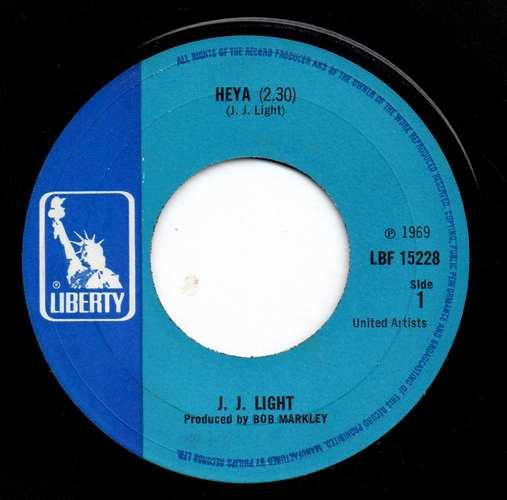 7inch Record J. J. LIGHT - Heya LBF15228 Liberty 1969 UK Rock Used