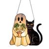 Spookys Акриловые Настенные Украшения-Подвески На Хэллоуин Для Использования В Помещении и На Улице