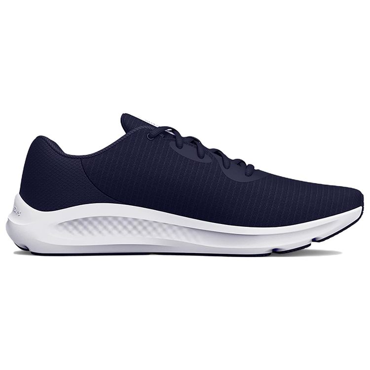 Under Armour Men's Charged Pursuit 3 Tech Running Shoes Midnight Navy White 3025424-400
