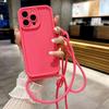 Чехол для телефона iPhone 14 13 15 Pro Max 12 11 X XR XS 7 8 Plus SE 2020 2022, регулируемый ремешок через плечо, веревка, мягкий чехол