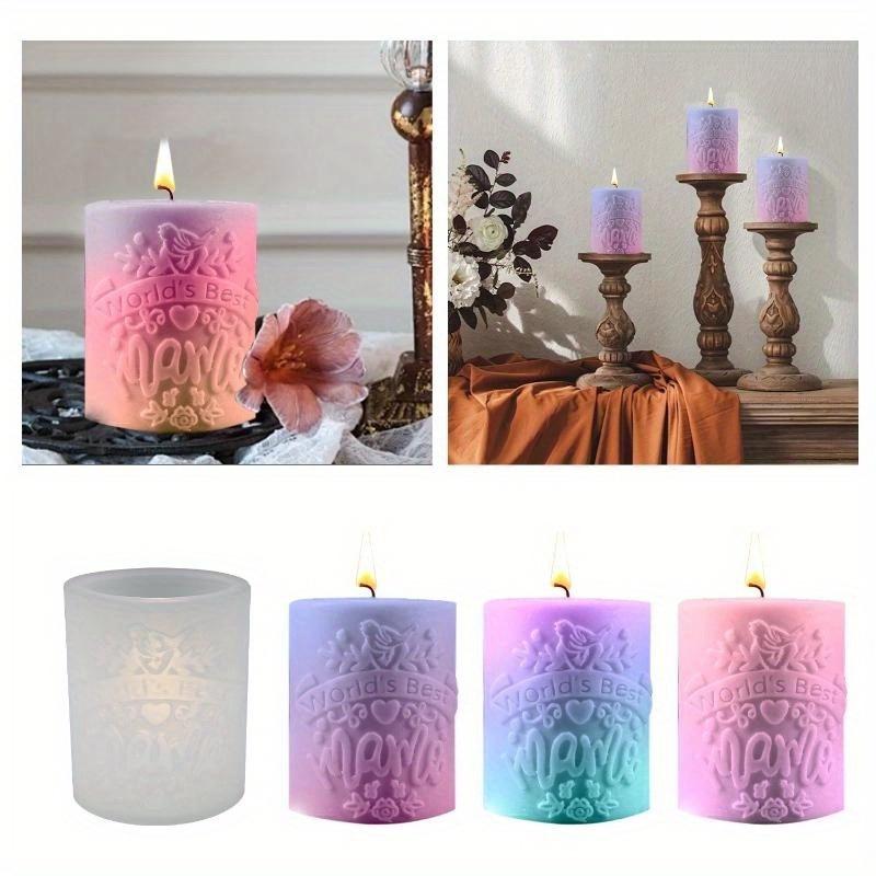 DIY Drip Glue Mold Is The Best Mom Aromatherapy Candle Silicone Mold Decoration