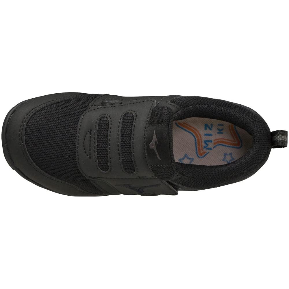 Mizuno Premoar Kids Shoes 15-22cm Sports Sneakers for Boys and Girls Black 16.0 cm