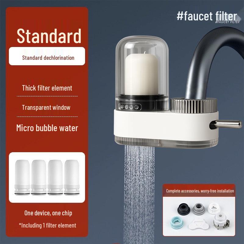 Очиститель воды для кухонного крана Фильтр для дехлорирования и защиты от брызг