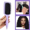 Curl Defining Brush for Curly Hair Boar Bristle Hair Brush Tangled Hair Shaping Defining Detangling Comb Curls Hair Styling Tool for Women Girls