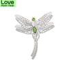 Dragonfly Brooch Female Shining Rhinestone Brooch Personality Fashion Temperament Coat Pin Accessories