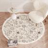Circular Living Room Flower Shaped Carpet Bedroom Bedside Sofa Coffee Table Computer Chair Anti Slip and Wear-resistant