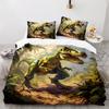 Серия Динозавры 3D Цифровая Печать Комплект Постельного Белья из Трех Предметов Простыня Пододеяльник